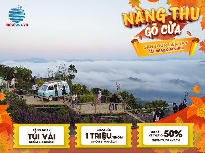 Tour Đà Lạt 3 ngày 3 đêm: The Bali Hill - Cloud View - Puppy Farm - Buffet Rau 