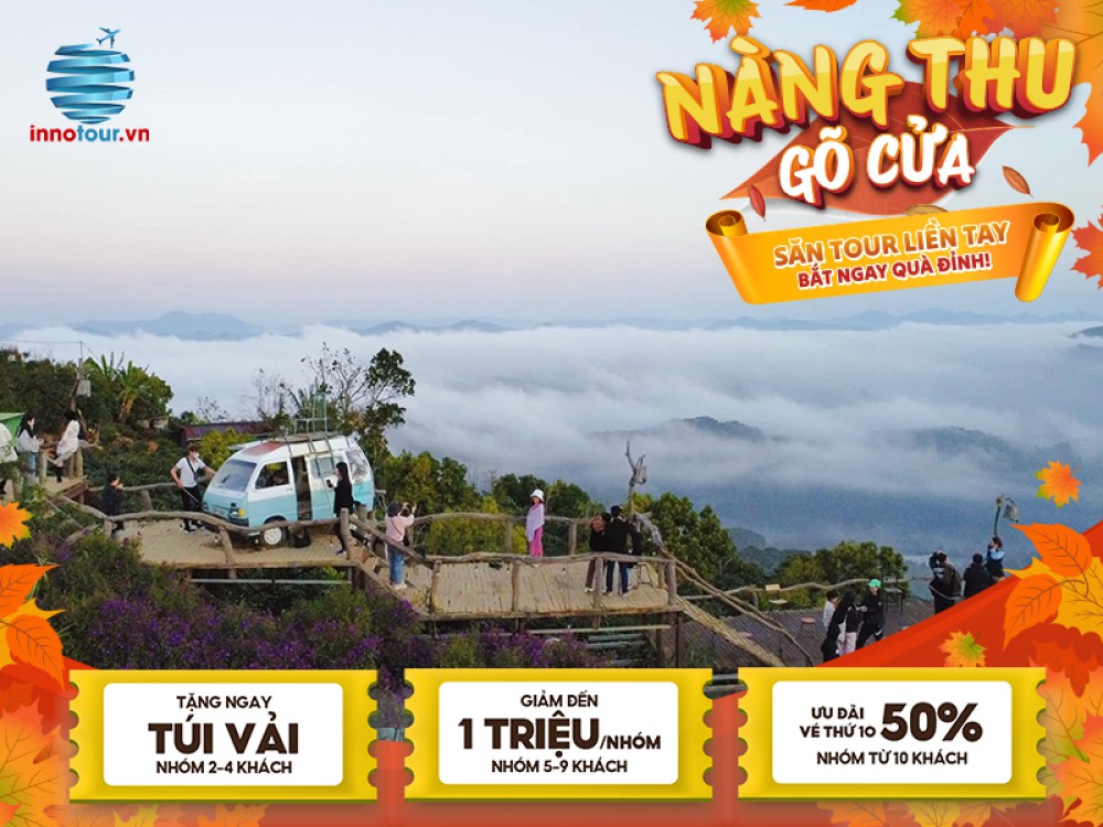 Tour Đà Lạt 3 ngày 3 đêm: The Bali Hill - Cloud View - Puppy Farm - Buffet Rau 