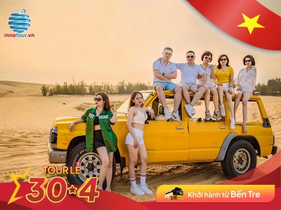 Tour du lịch Phan Thiết 3 ngày 2 đêm - Khám phá Mũi Né bằng xe Jeep khởi hành từ Bến Tre 