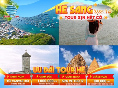 Tour Mùa Hè: Tour Liên Tuyến Nha Trang - Đà Lạt 4N4Đ - VinWonders - The Florest - Happy Hill 