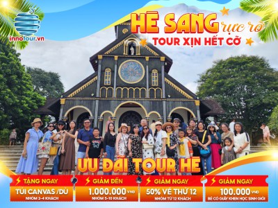 Tour Mùa Hè - Tour Măng Đen - Gia Lai - Buôn Ma Thuột - Chùa Minh Thành - Đức Mẹ Măng Đen 3N3Đ