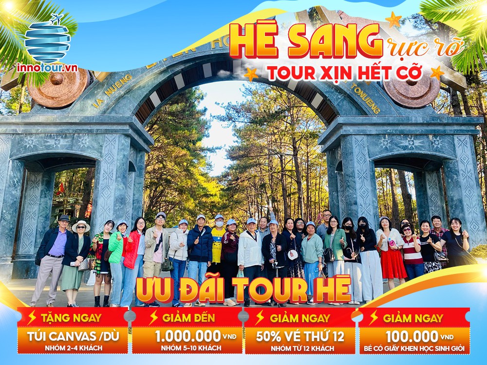 Tour Mùa Hè: Tour Măng Đen - Gia Lai - Buôn Ma Thuột 4N4Đ - Cửa Khẩu Bờ Y - Ngã ba Đông Dương