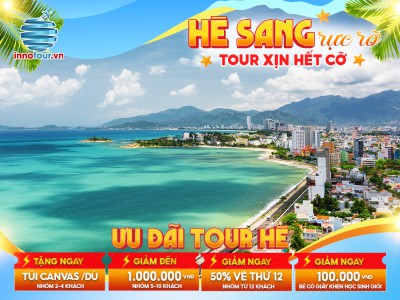 Tour Nha Trang 3N2Đ - Vinpearl Harbour - Du ngoạn 3 Đảo - Buffet Hải Sản