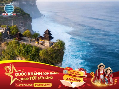 Tour Bali 4N3Đ - Tirta Empul - Núi Lửa Batur - Ngôi Đền Uluwatu