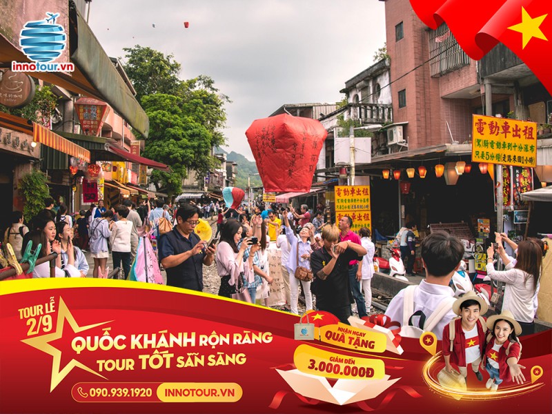 Tour Đài Loan - Đài Trung - Cao Hùng - Đài Bắc 4N4Đ