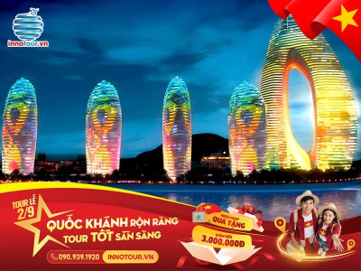 Tour Đảo Hải Nam - Tam Á 5N4Đ - Hawaii Phương Đông - Phố Cổ Kỳ Lầu