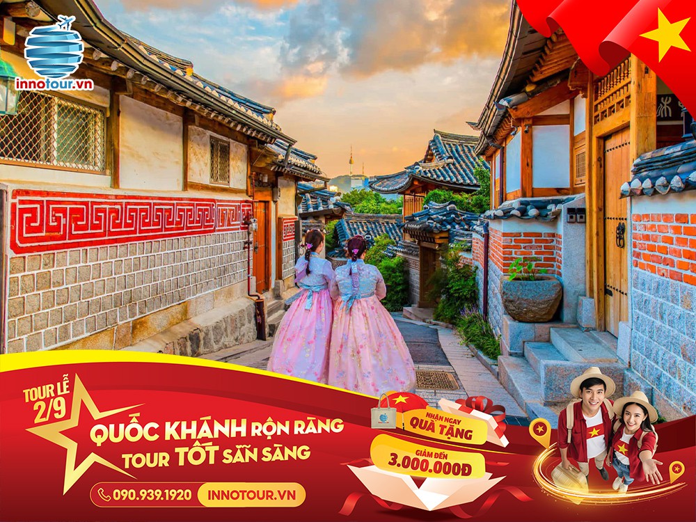 Tour Seoul - Đảo Nami - Everland 5N5Đ - Cảnh Phúc Cung - Tháp N Seoul