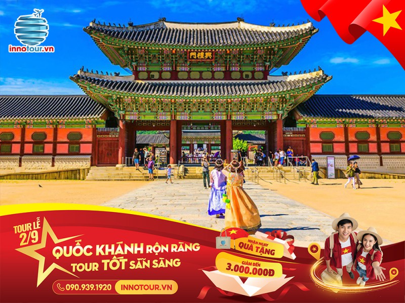 Tour Hàn Quốc - Seoul - Đảo Nami - Everland - Eunpyeong Hanok 4N4Đ