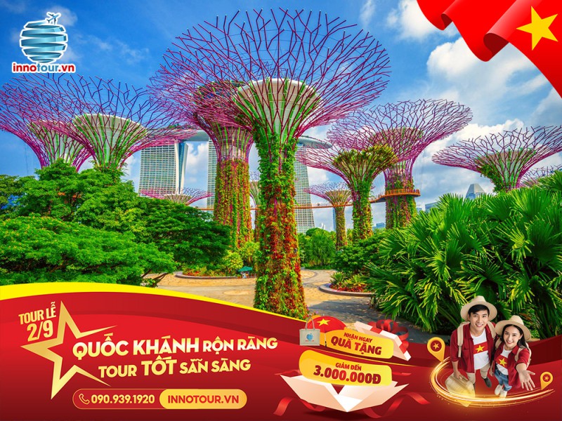 Tour Liên Tuyến Singapore - Malaysia 5N4Đ - Đảo Sentosa - Động Batu - Phố Cổ Malacca