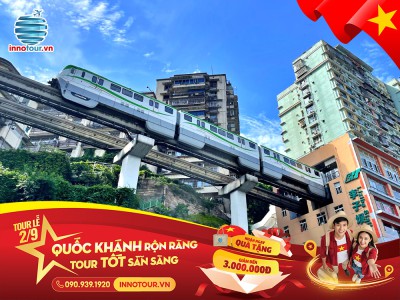 Tour Trùng Khánh Freeday - Vũ Long - Tiên Nữ Sơn 5N5Đ - No Shopping