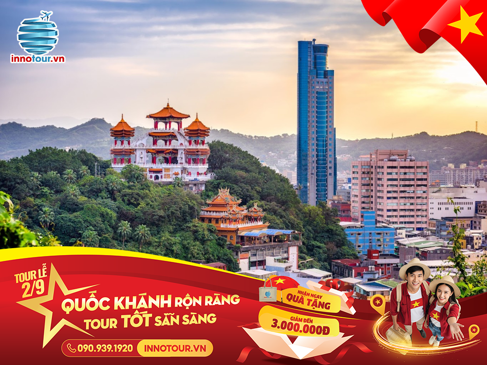 Tour Đài Loan: Đài Bắc - Đài Trung - Cao Hùng 5N4Đ - Phật Quang Sơn Tự