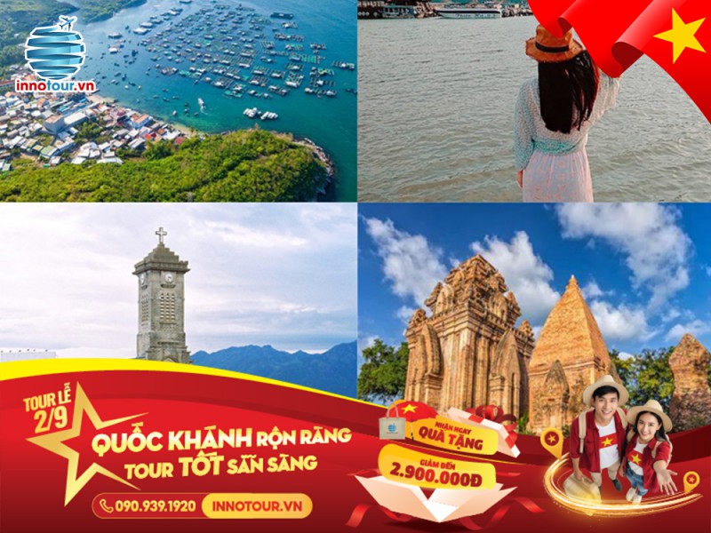 Tour Lễ 2/9: Tour Liên Tuyến Nha Trang - Đà Lạt 4N4Đ - Bãi Tranh - Vịnh San Hô - The Florest - Happy Hill 
