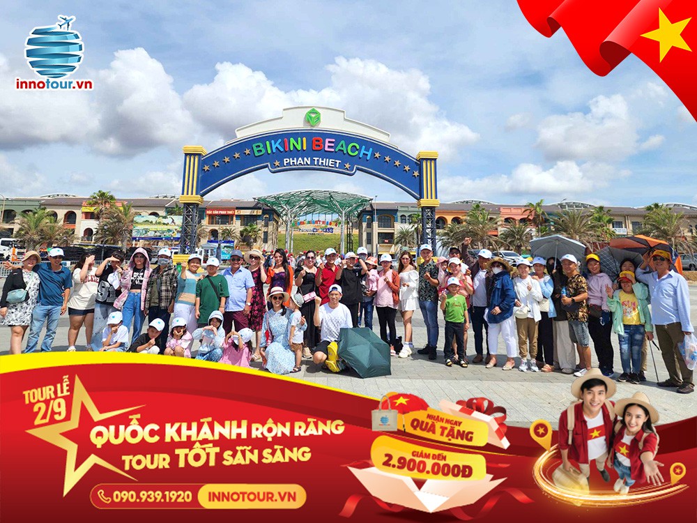 Tour Lễ 2/9: Tour Phan Thiết 2N1Đ - Bikini Beach - Tắm bùn khoáng - Thanh Minh Tự - Xe Jeep 7 điểm - Hanna Beach 