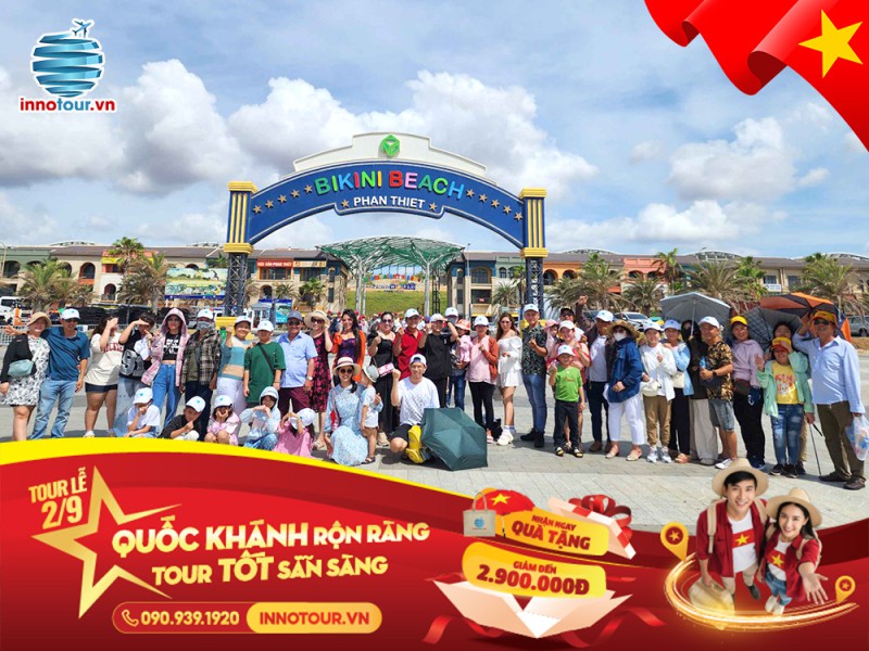 Tour Lễ 2/9: Tour Phan Thiết 2N1Đ - Bikini Beach - Tắm bùn khoáng - Thanh Minh Tự - Xe Jeep 7 điểm - Hanna Beach 