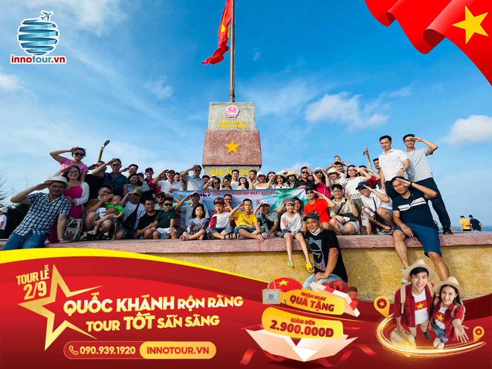 Tour Lễ 2/9: Tour Phú Quý 3N2Đ - Hòn Tranh - Bãi Nhỏ - Gành Hang - Chùa Linh Sơn - Dốc Phượt 
