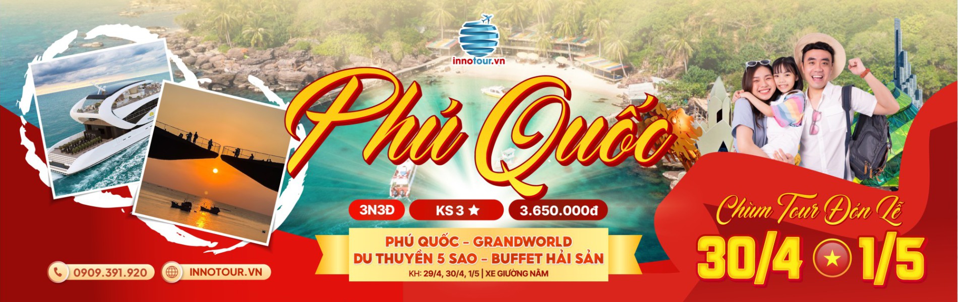 Tour Phú Quốc 3N3Đ 