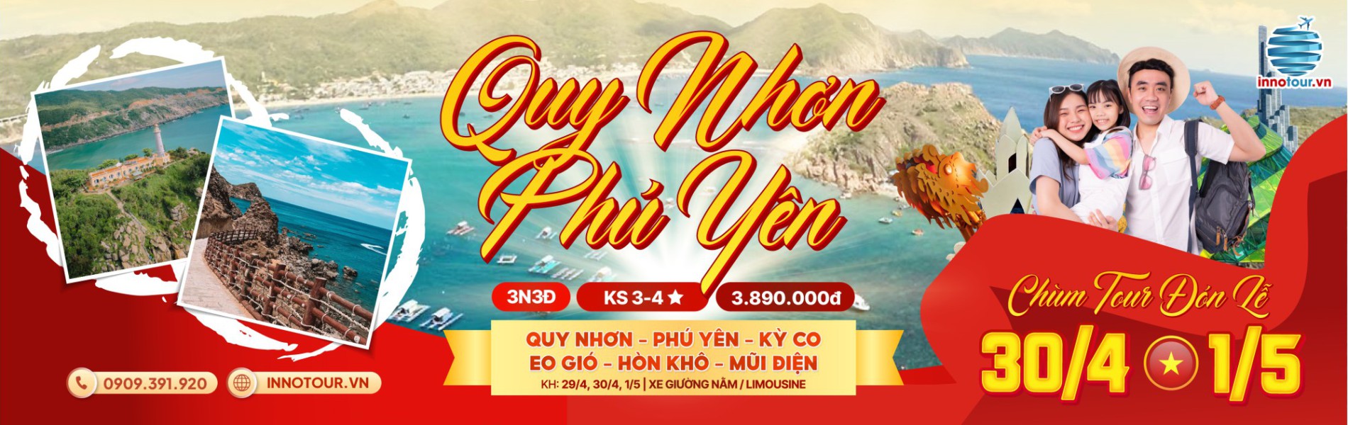 Tour Quy Nhơn - Phú Yên 3N3Đ 