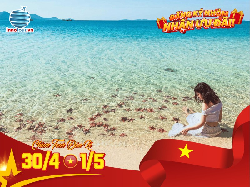 Tour Lễ 30/4: Tour Phú Quốc 3 ngày 2 đêm - Câu cá - Lặn ngắm san hô - Grand World - Bãi Sao