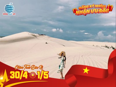 Tour Lễ 30/4: Tour Phan Thiết 2 ngày 1 đêm - Nova Dreams - Công viên nước - Công viên trò chơi - Bàu trắng - Hana Beach