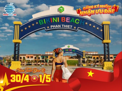 Tour Lễ 30/4 - Tour Phan Thiết 3 ngày 2 đêm | NovaWorld - Công viên nước - Buffet hải sản - Trải nghiệm xe Jeep 7 điểm - Hanna Beach - Bàu Trắng