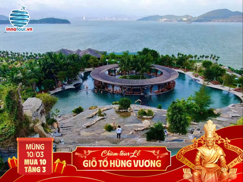 Tour Lễ Giổ tổ Hùng Vương: Tour Nha Trang - 3 Đảo - Tắm bùn Hòn Tằm - Vinpearl Harbour 3 ngày 3 đêm 