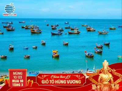 Tour Lễ Giỗ tổ Hùng Vương: Tour Phan Thiết 2N1Đ - Bikini Beach - Tắm bùn khoáng - Thanh Minh Tự - Xe Jeep 7 điểm - Hanna Beach 