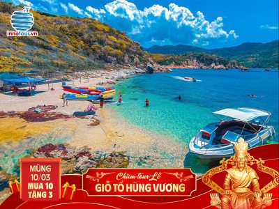 Tour Lễ Giỗ tổ Hùng Vương - Tour Ninh Chữ 2 ngày 1 đêm - Hang Rái - Tháp Poklong Garai - Vịnh Vĩnh Hy