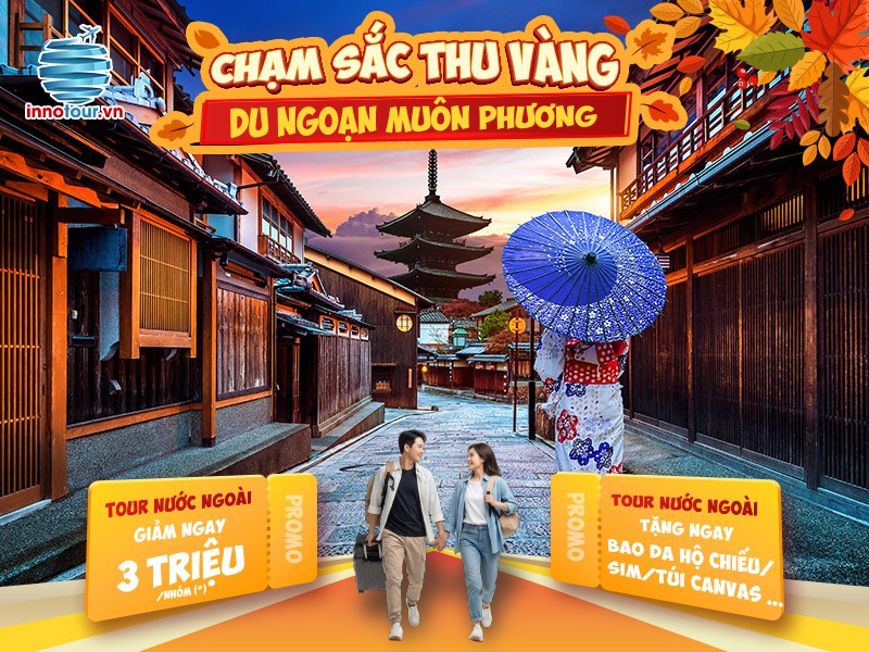 Tour Nhật Bản Mùa Thu 5N5Đ - Osaka - Nara - Kyoto - Nagoya - Yamanashi - Tokyo