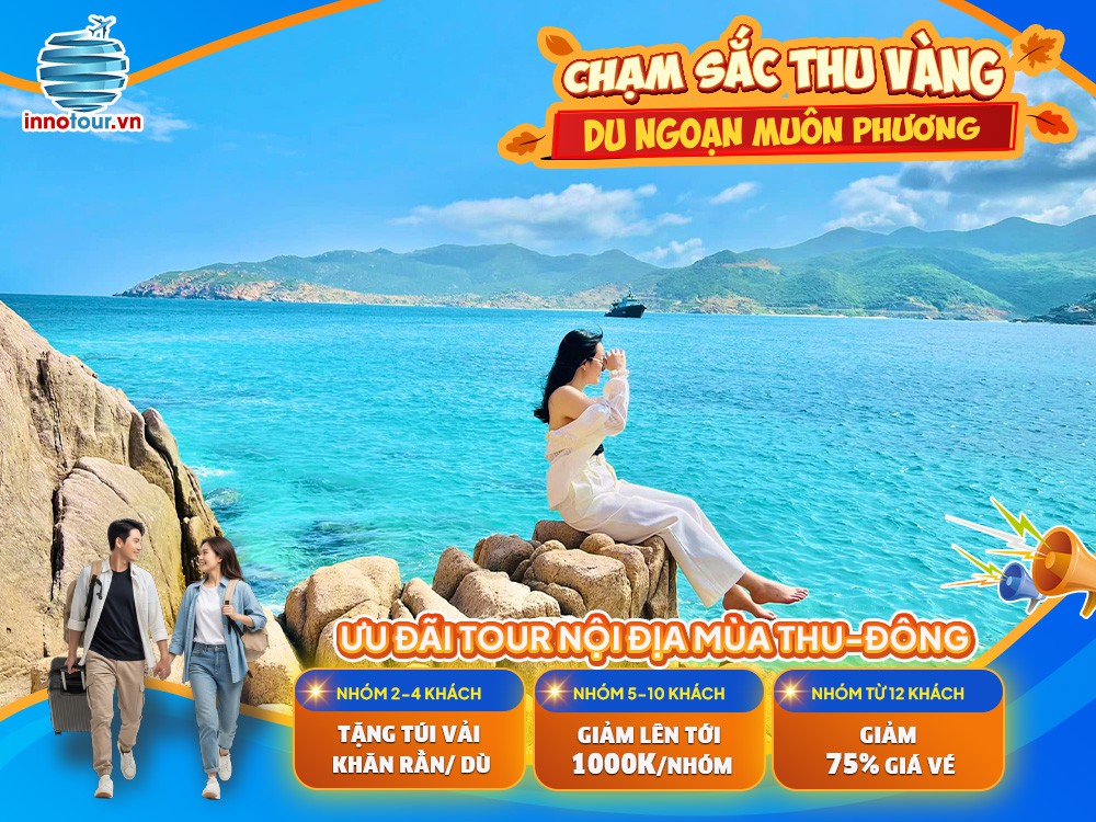 Tour Bình Hưng 2 ngày 2 đêm - Vịnh Vĩnh Hy - Vịnh Đá Vách - Bãi Cây Me - BBQ Hải Sản - Vườn Nho