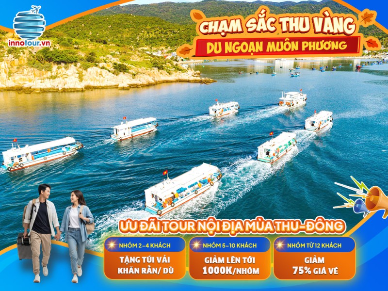 Tour Ninh Chữ 3N2Đ - Buffet Hải Sản - Nova World - Vịnh Vĩnh Hy - Trùng Sơn Cổ Tự - Vườn thú ZooDoo - Bảo tàng Ninh Thuận