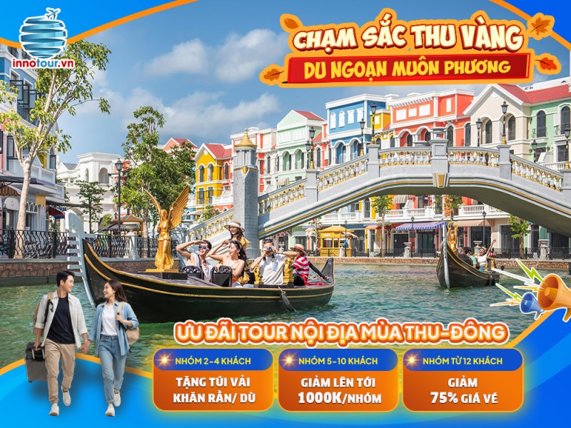 Tour Phú Quốc 3N3Đ - Cầu Hôn - VinWonder - Grandworld - Flycam - Buffet Hải sản - Check in Du thuyền Nautilus