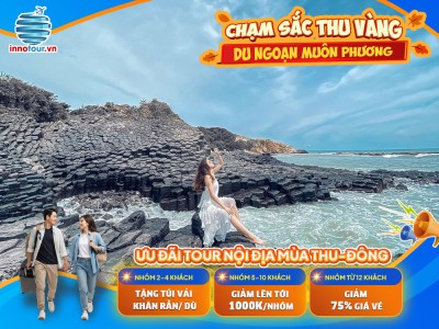 Tour Quy Nhơn - Phú Yên 3N3Đ - KDL Hòn Khô - Kỳ Co - Eo Gió - Mũi Điện - Nhà Thờ Mằng Lăng - Bữa Tiệc Hải Sản Hòn Khô & Kỳ Co