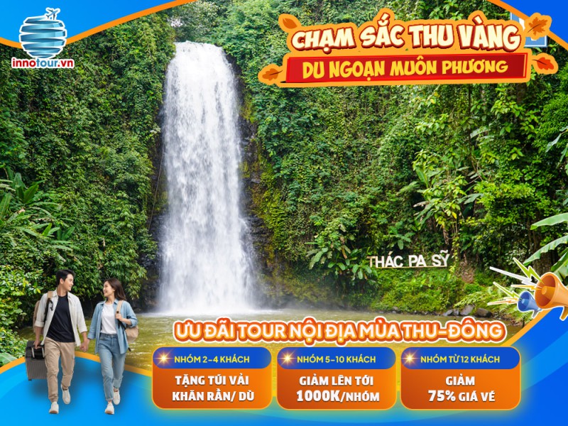 Tour Măng Đen - Gia Lai - Buôn Ma Thuột - Chùa Minh Thành - Đức Mẹ Măng Đen 3N3Đ