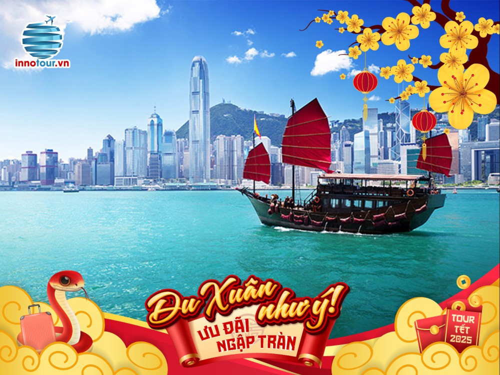 Tour Tết 2025 - Tour HongKong - Thẩm Quyến - Quảng Châu 5 ngày 4 đêm giá rẻ