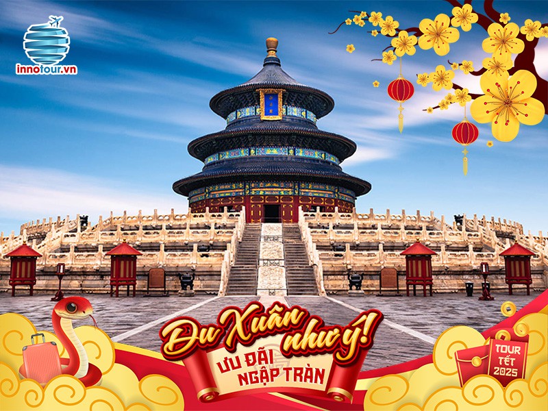 Tour Tết Âm Lịch 2025 - Tour Bắc Kinh - Trùng Khánh - Tử Cấm Thành - Hồng Nhai Động 5N4Đ