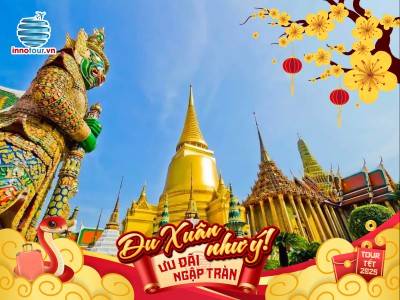 Tour Tết 2025 - Tour Bangkok - Pattaya - Nong Nooch - Art 5 ngày 4 đêm