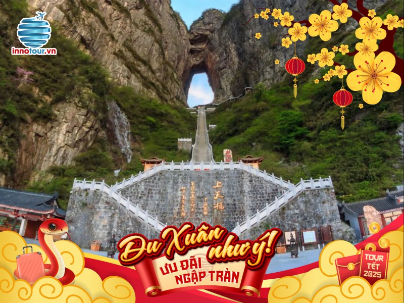 Tour Tết 2025 - Tour Trương Gia Giới - Phượng Hoàng Cổ Trấn - Tình Tương Tây 5 ngày 4 đêm