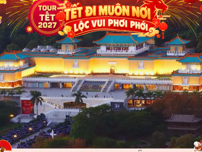 Tour Đài Bắc - Đài Trung - Cao Hùng 5N4D - Phật Quang Sơn Tự - Tòa tháp Taipei 101