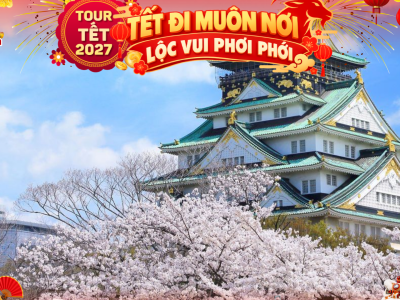 Tour Osaka - Kobe - Kyoto - Nagoya Yamanashi 5N5D - Khám phá đất nước mặt trời mọc