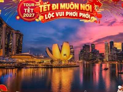 Tour Singapore - Malaysia 4N3D - Gardens by the Bay - Tháp đôi (Twin Towers)