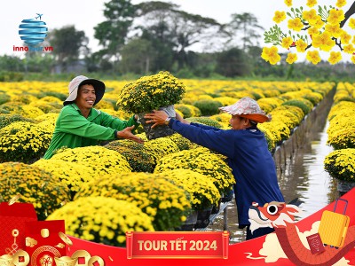 Miền Tây mùa nước nổi: Tràm Chim - KDL Mỹ Phước Thành - Làng hoa Sa Đéc - Tour Tết Dương Lịch