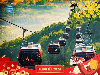 Tour Tây Ninh Tết Nguyên Đán 2024: Viếng Núi Bà Đen – Cáp Treo Vân Sơn – Chùa Gò Kén – Melia Vinpearl 5 Sao
