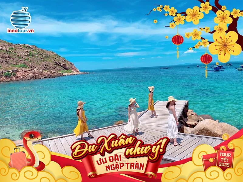 Tour Tết 2025 - Tour Quy Nhơn 3 ngày 3 đêm - Kỳ Co - Eo Gió - Hòn Khô - Ghềnh Ráng