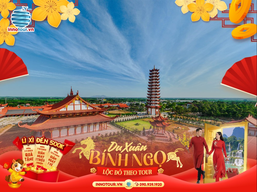 Tour Tết 2026 - Tour Hành Hương Vũng Tàu 2N1Đ - Chùa Đại Tòng Lâm - Niết Bàn Tịnh Xá