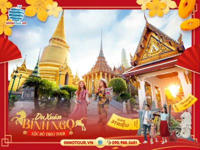 Tour Tết Nước Ngoài 2026: Tour Thái Lan - Bangkok - Pattaya 5N4Đ