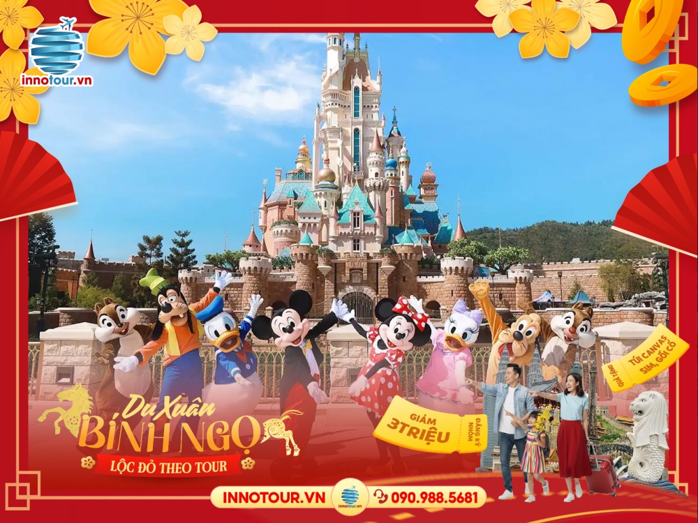 Tour Tết Nước Ngoài 2026: Tour Tết Hong Kong Freeday 4N3Đ - Cửu Long Thành Trại - Đại Lộ Ngôi Sao