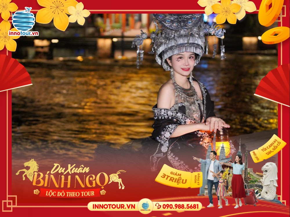 Tour Tết Nước Ngoài 2026: Tour Ân Thi - Phượng Hoàng Cổ Trấn - Miêu Trại - Trương Gia Giới 6N5Đ