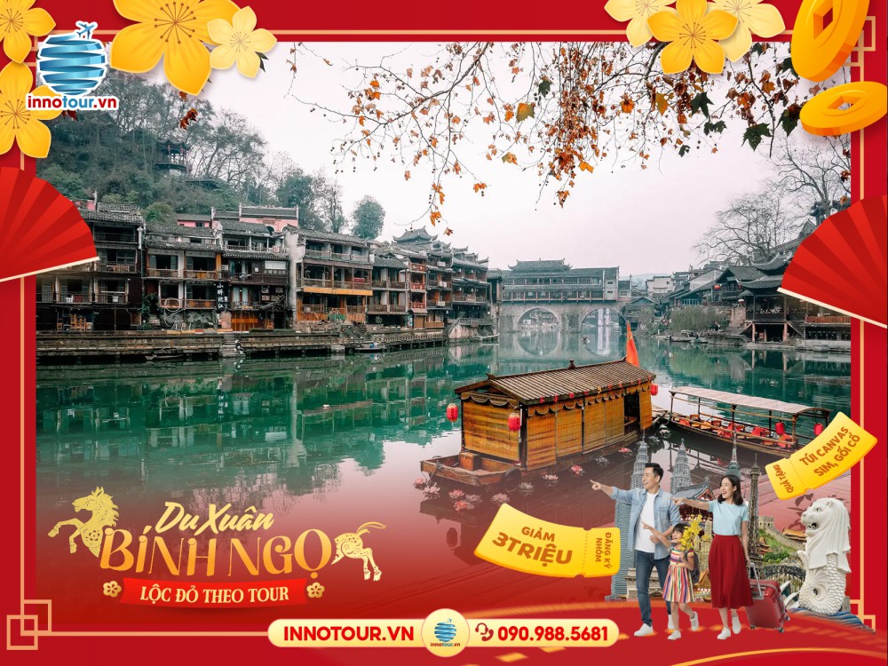 Tour Tết Nước Ngoài 2026: Tour Ân Thi - Trương Gia Giới - Phượng Hoàng Cổ Trấn 5N4Đ