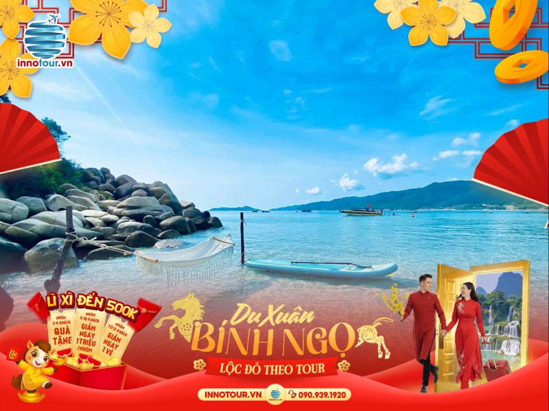 Tour Tết 2026 - Tour Bình Hưng 2 ngày 2 đêm - Vịnh Vĩnh Hy - Vịnh Đá Vách - Bãi Cây Me - BBQ Hải Sản - Vườn Nho