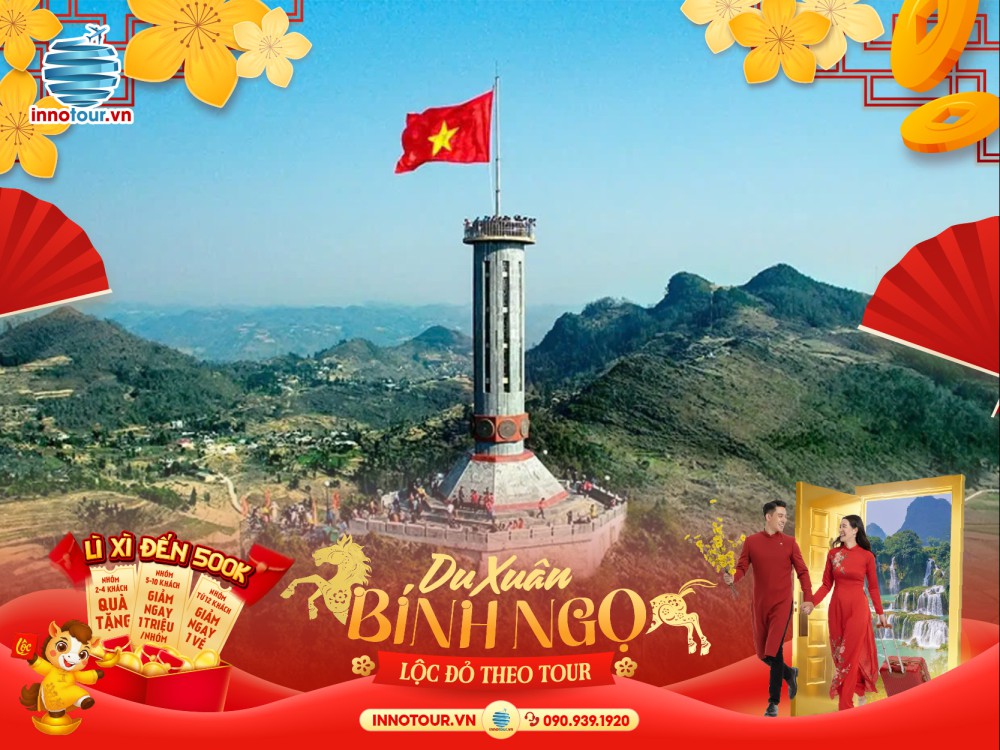 Tour Tết 2026 - Tour Hà Giang - Đồng Văn - Cao Bằng - Thác Bản Giốc - Pác Pó - Hồ Ba Bể 5N4Đ